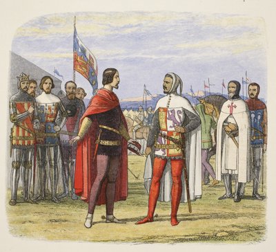 The Prince Extorts an Amnesty from Pedro the Cruel, from A Chronicle of England BC 55 to AD 1485, pub. London, 1863 by James William Edmund Doyle